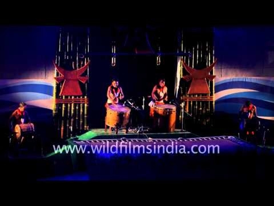 Beat of Manipur drums at Sangai festival