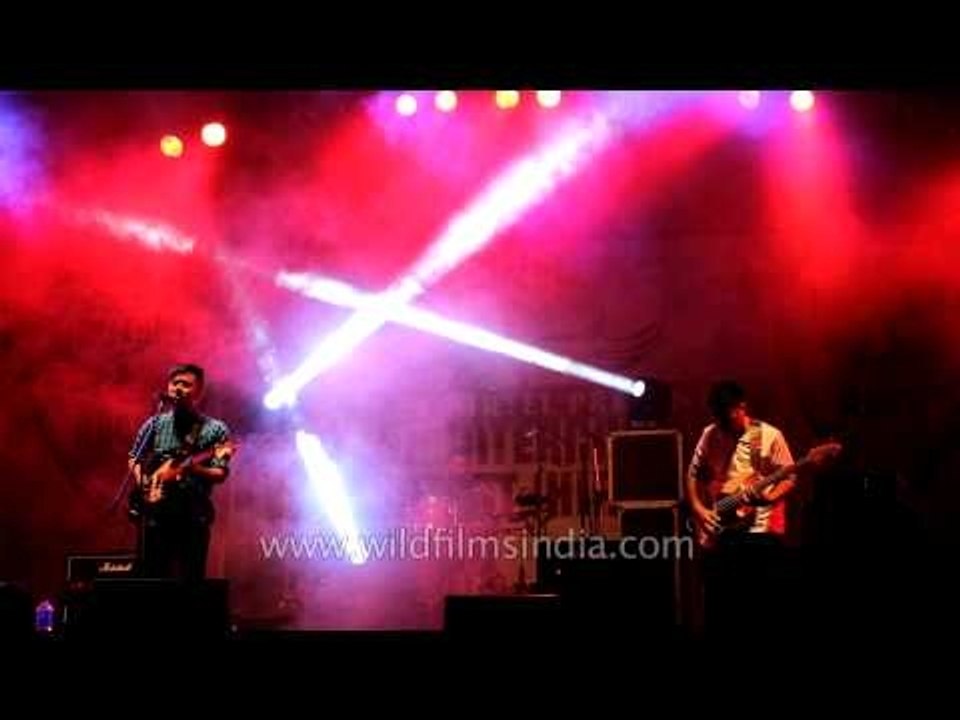 Massive metal band - We the Gaints performing at Hornbill Rock Contest