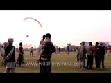 Motorised paragliding at Kila Raipur Sports Festival