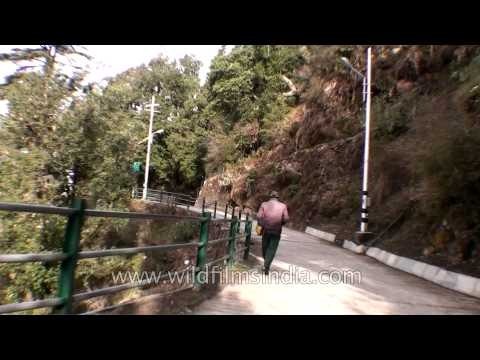Driving from Mt. Pellier and Hollymount in Landour past Rokeby down to Mussoorie