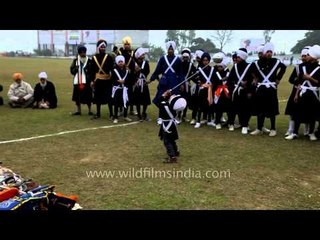 No less extraordinary: Young Sikh boy demonstrates martial arts stunt