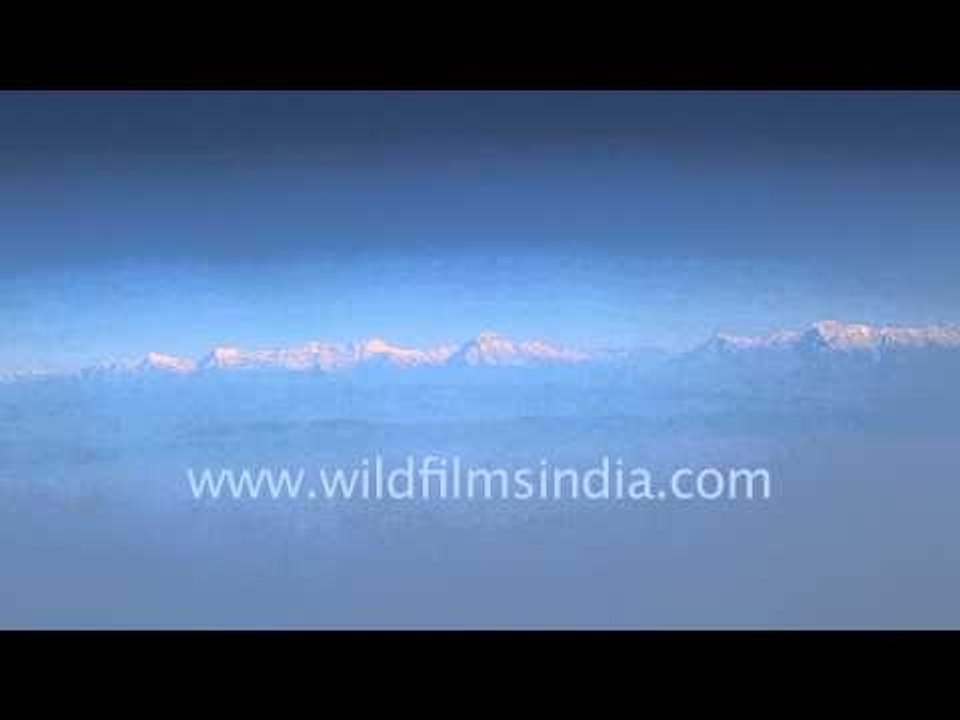 Kangchenjunga view aerially