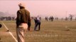 Young Sikh boys participating at tent pegging competition