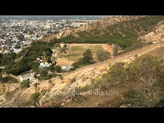 Top view of Dausa town of Rajasthan