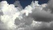 Timelapse of fluffy clouds on blue sky