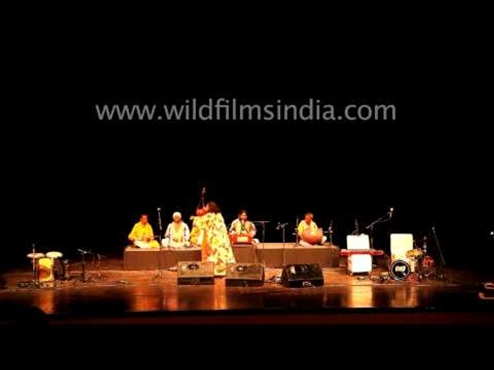 Traditional fusion of Sufi music by Bengal and Bihar group
