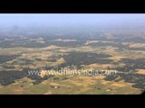 Aerial view of green fields - Assam