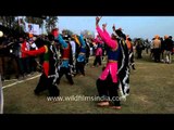 Dance of Punjab 'Bhangra' performed at Kila Raipur Olympics