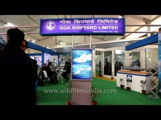Goa Shipyard Limited booth at defence expo 2014