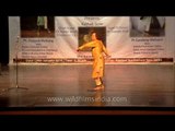 Kathak dancer Deepak Maharaj performing at Kamani auditorium