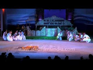 Ancient play Gourangalila "Samudra Poton" at Sangai festival