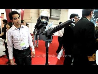 Red Dot Sight DCL120 Machine Gun at Defence expo 2014