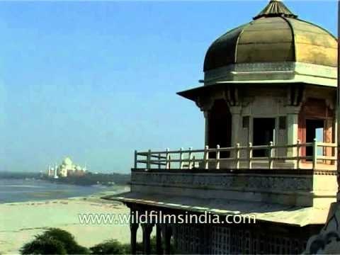 Taj Mahal viewed from the Agra Fort - Uttar Pradesh