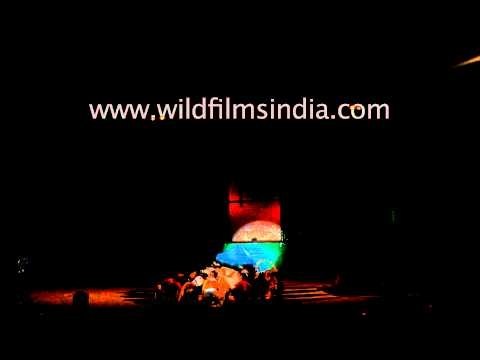 Choreographic dance with fusion music at Sangai festival