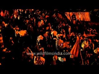 Overcrowded people of different shades and hues: Gangasagar mela