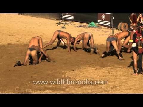 Top spinning game of all occassion performed by Yimchunger tribe