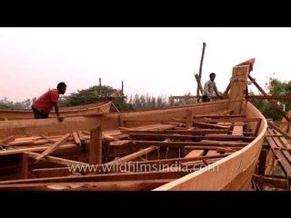Making a boat in West Bengal