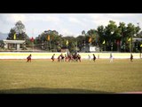 Hockey match in progress at Mapal Kangjeibung, Imphal