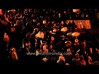 Crowds at Sagar Island: Gangasagar mela