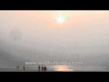 Blazing Sun on the seaside beach of Bakkhali