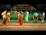 Burmese dance performed with comedy show - Sangai Festival