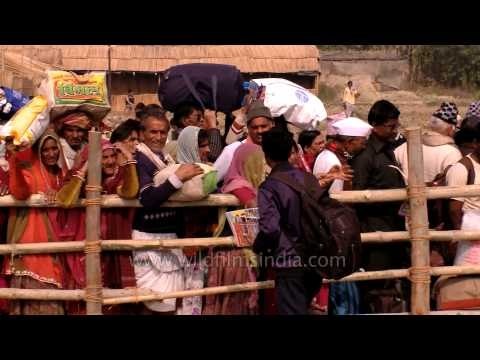 Hundreds of thousands of pilgrims attend Ganga Sagar Mela