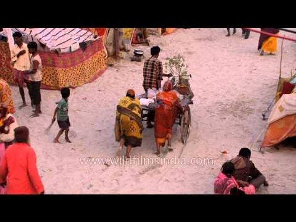 Pilgrims of Gangasagar Mela