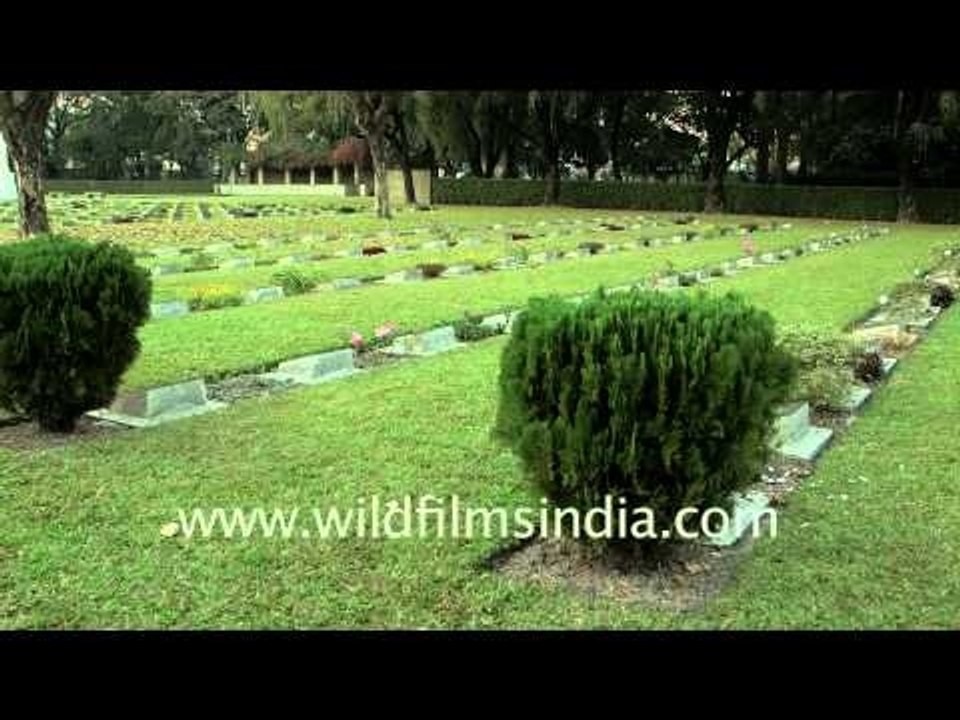 Graveyard of the brave soldiers: WW II cemetery, Imphal