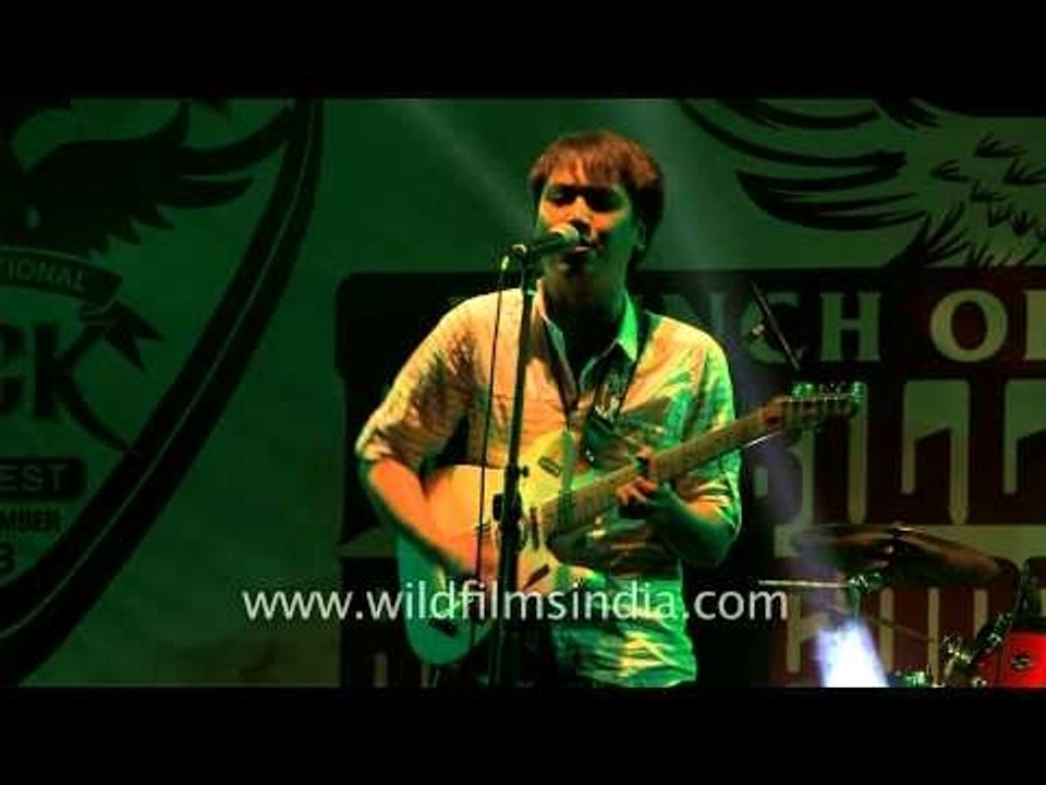 Yesterdrive band from Delhi, at the Hornbill Rock Contest!