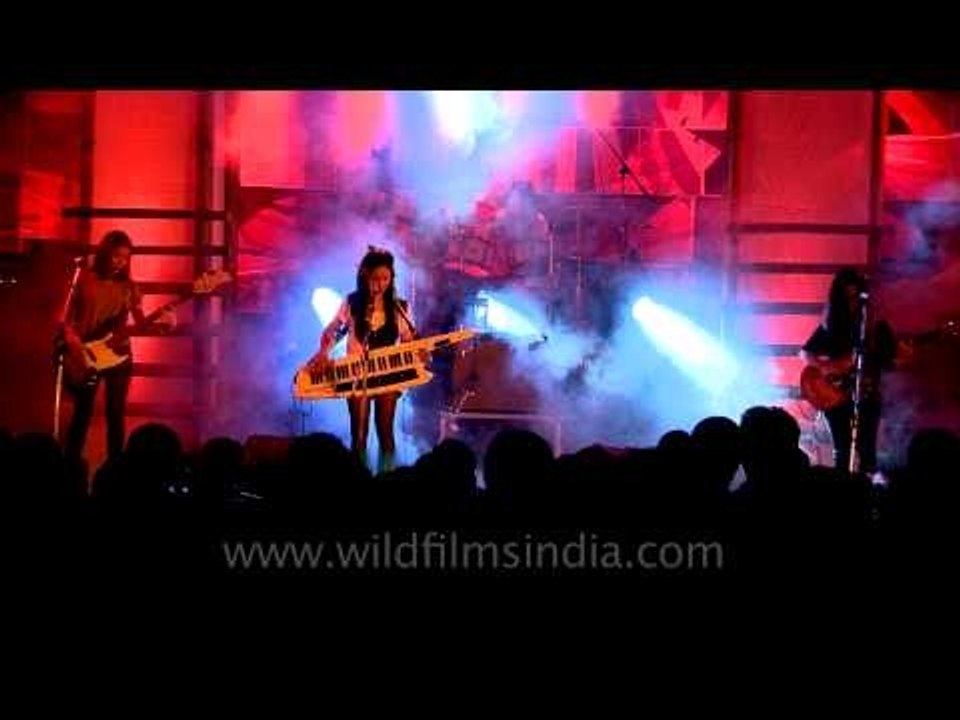 India-based girl rock band: The Vinyl Records