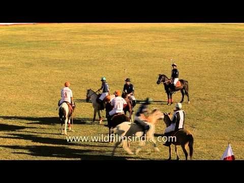 Polo match between USA and India B, Imphal