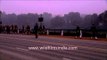 Indian Navy soldiers practising for Republic Day parade