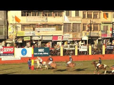 Polo match at the oldest polo ground - Mapal Kangjeibung, Imphal