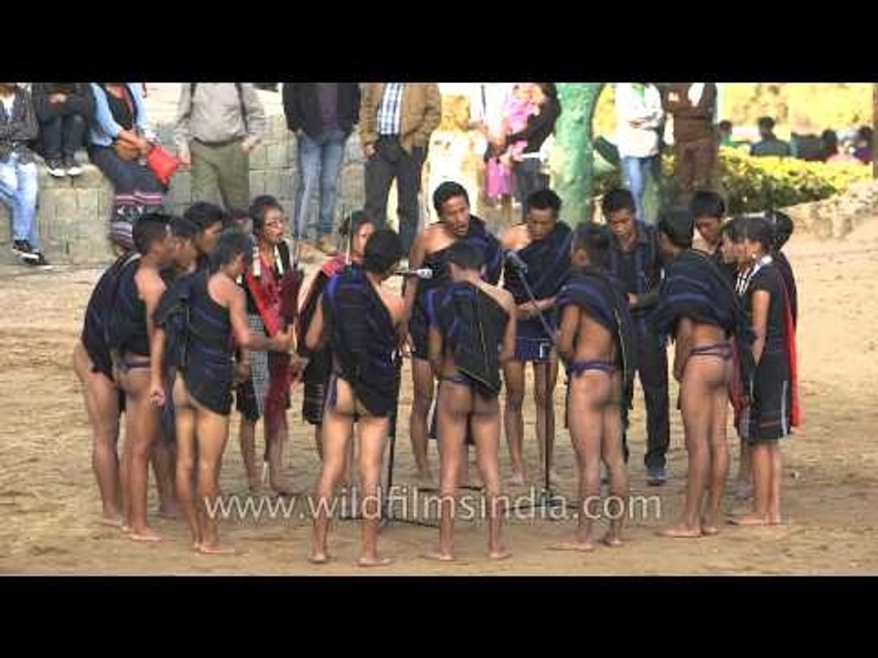 Lotha folk song presented at Hornbill Fest