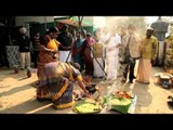 Aarti on morning of Kaannum Pongal at Tamil Nadu House, Delhi