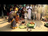 Tamil Nadu PRC Jasbir Singh Bajaj and others witnessing Pongal rituals