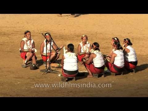 A demo of rich textile of the Phom community at Hornbill Fest