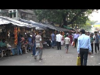 Rush of people around Kali temple: Kalighat, Kolkata