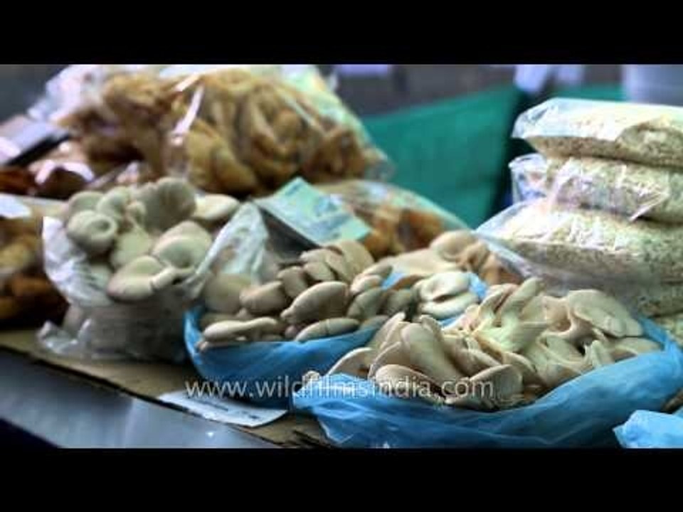 Authentic local food items in Nagaland
