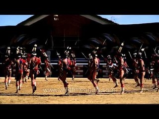 "Seven round of feast" a folk dance presented by Sumi tribe