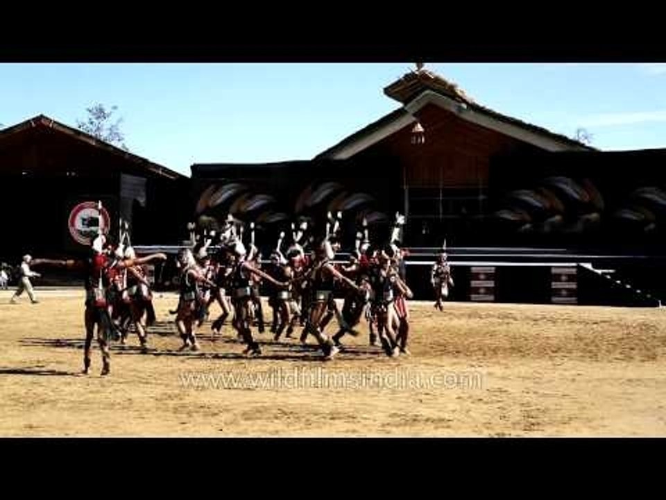 Butterfly dance presented by Sangtam tribe, Nag...