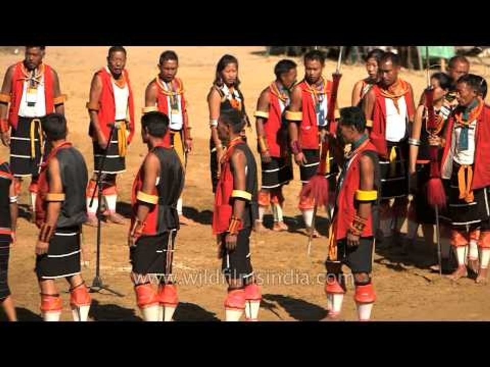 Folk song enacted during Sekrenyi festival is p...