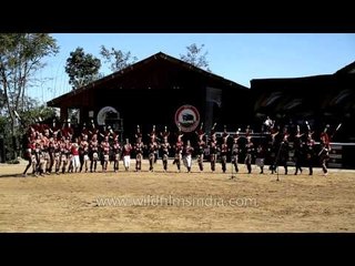 Yimchunger folks performing Metemneo festival song