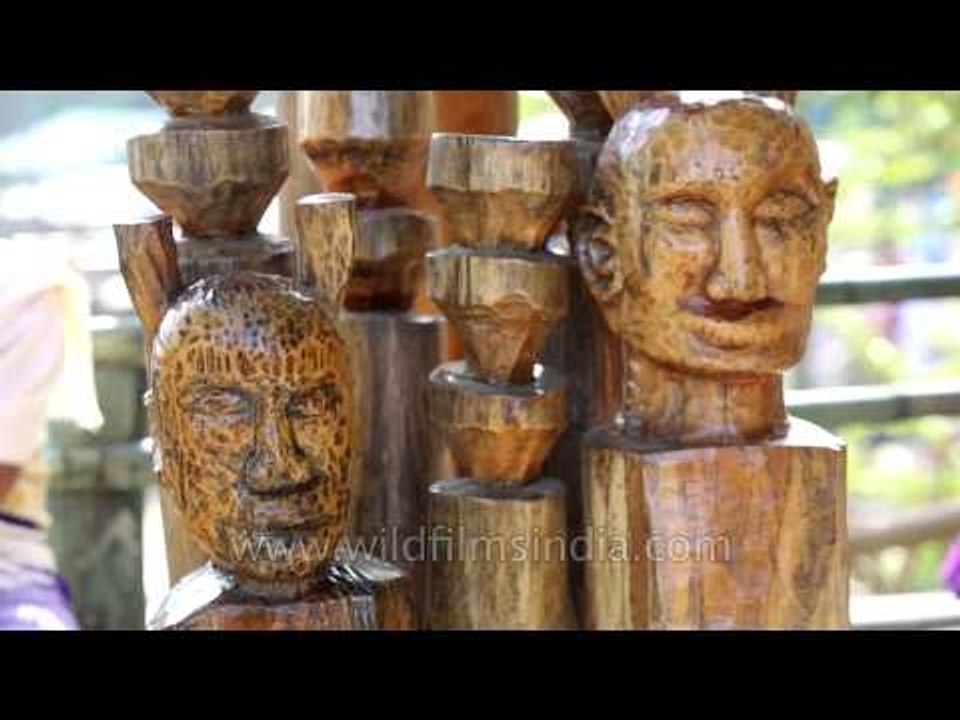 Crafts of the tribals displayed at Hornbill Fest