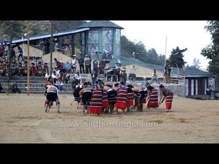 Zeliangrong tribe demonstrating Naga way of cultivation
