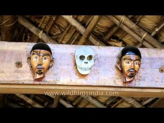 Wooden masterpiece craft on Chang morung