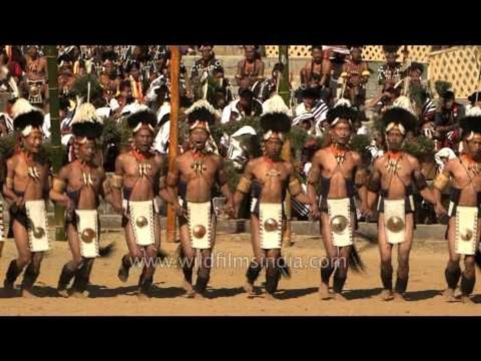 Traditional dance presented by the Khiamniungan...