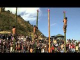 Get set go: Naga greased pole climbing competition