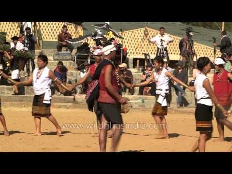 Kuki tribe performing at Hornbill Fest