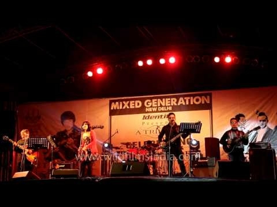 Mixed Generation New Delhi performing in Nagaland